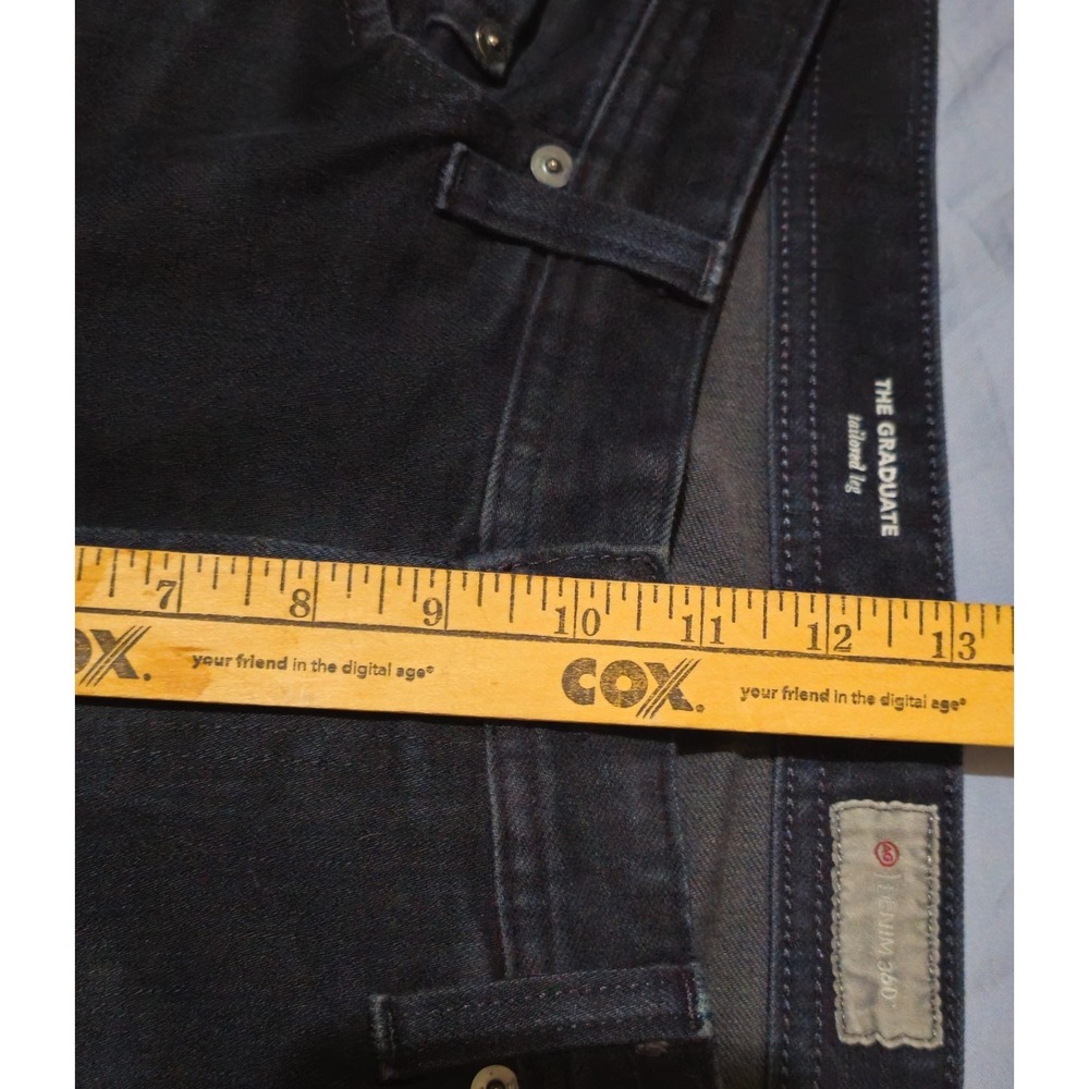 Adriano Goldschmied Jeans Men 34x34 Blue The Graduate Tailored Leg Denim 360 - Picture 8 of 9